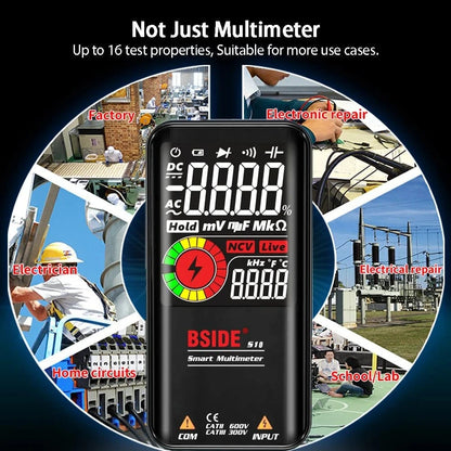Professional Digital Multimeter – Smart 9999 Counts EMF Multitester - FastZen