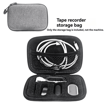 Protective Case for PLAUD NotePin AI Voice Recorder – With Magnetic Pin, Clip, Dock, Wristband & Cable - FastZen