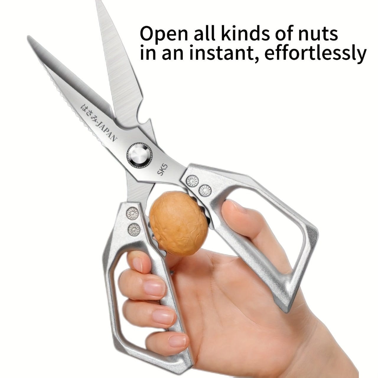 Sharp & Durable Stainless Steel Chicken Bone Scissors – Multi - Purpose Kitchen Shears - FastZen