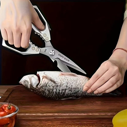 Sharp & Durable Stainless Steel Chicken Bone Scissors – Multi - Purpose Kitchen Shears - FastZen