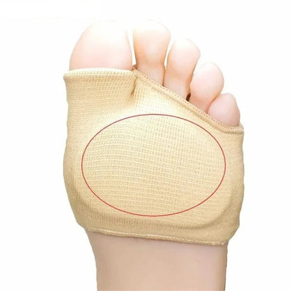 Silicone Metatarsal Sleeve Pads – Half Toe Forefoot Gel Cushions - FastZen