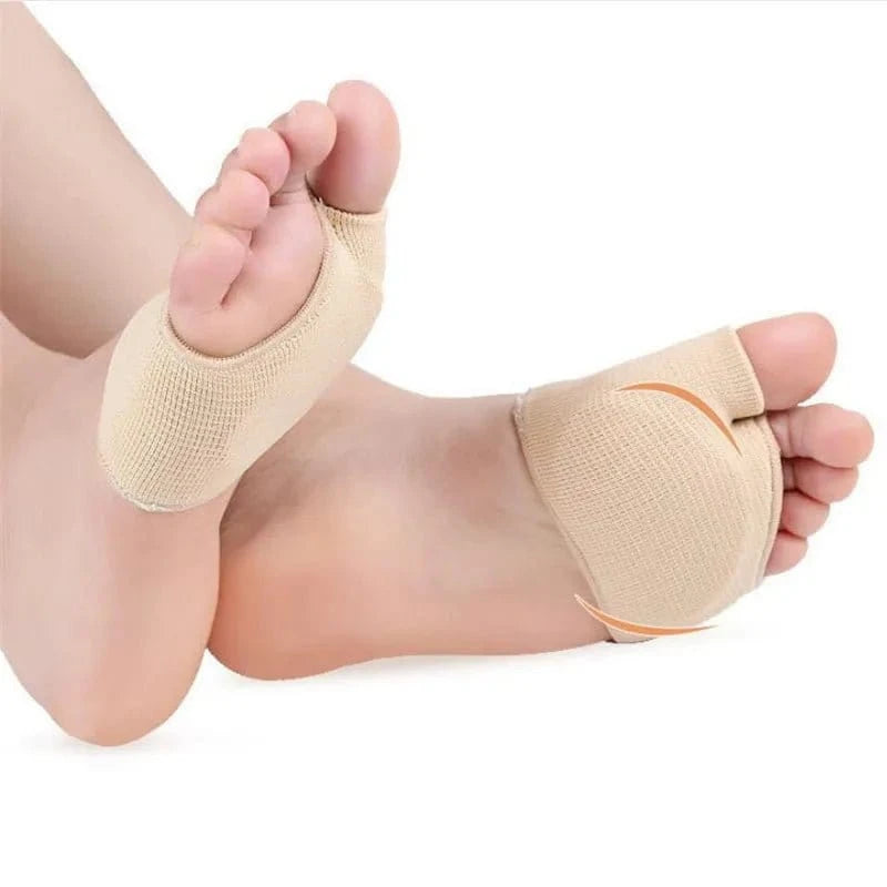 Silicone Metatarsal Sleeve Pads – Half Toe Forefoot Gel Cushions - FastZen