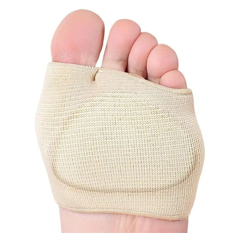 Silicone Metatarsal Sleeve Pads – Half Toe Forefoot Gel Cushions - FastZen
