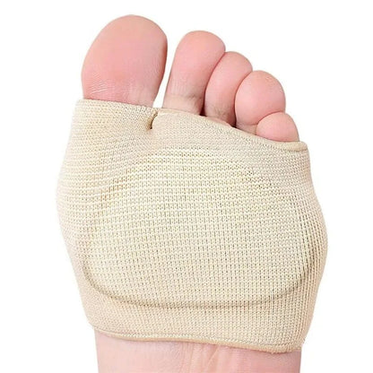 Silicone Metatarsal Sleeve Pads – Half Toe Forefoot Gel Cushions - FastZen