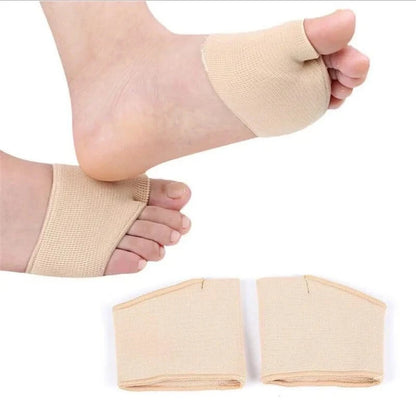 Silicone Metatarsal Sleeve Pads – Half Toe Forefoot Gel Cushions - FastZen