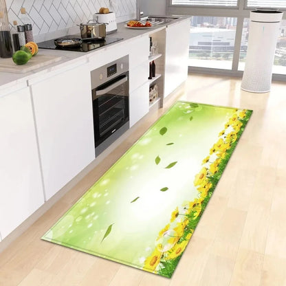 Small Fresh Flower Pattern Floor Mat – Home & Kitchen Door Mat - FastZen