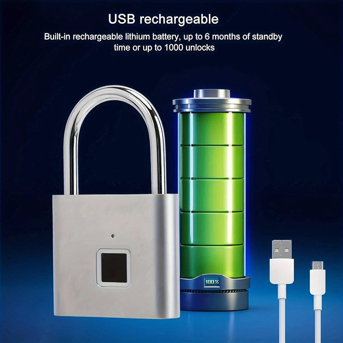 Smart Fingerprint Padlock - FastZen