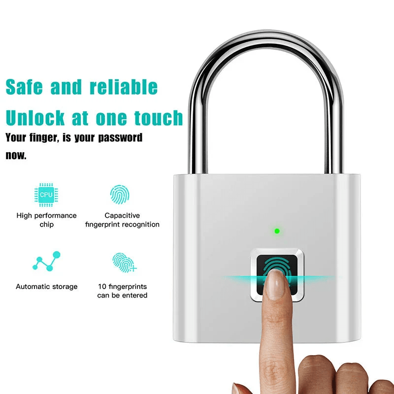Smart Fingerprint Padlock - FastZen