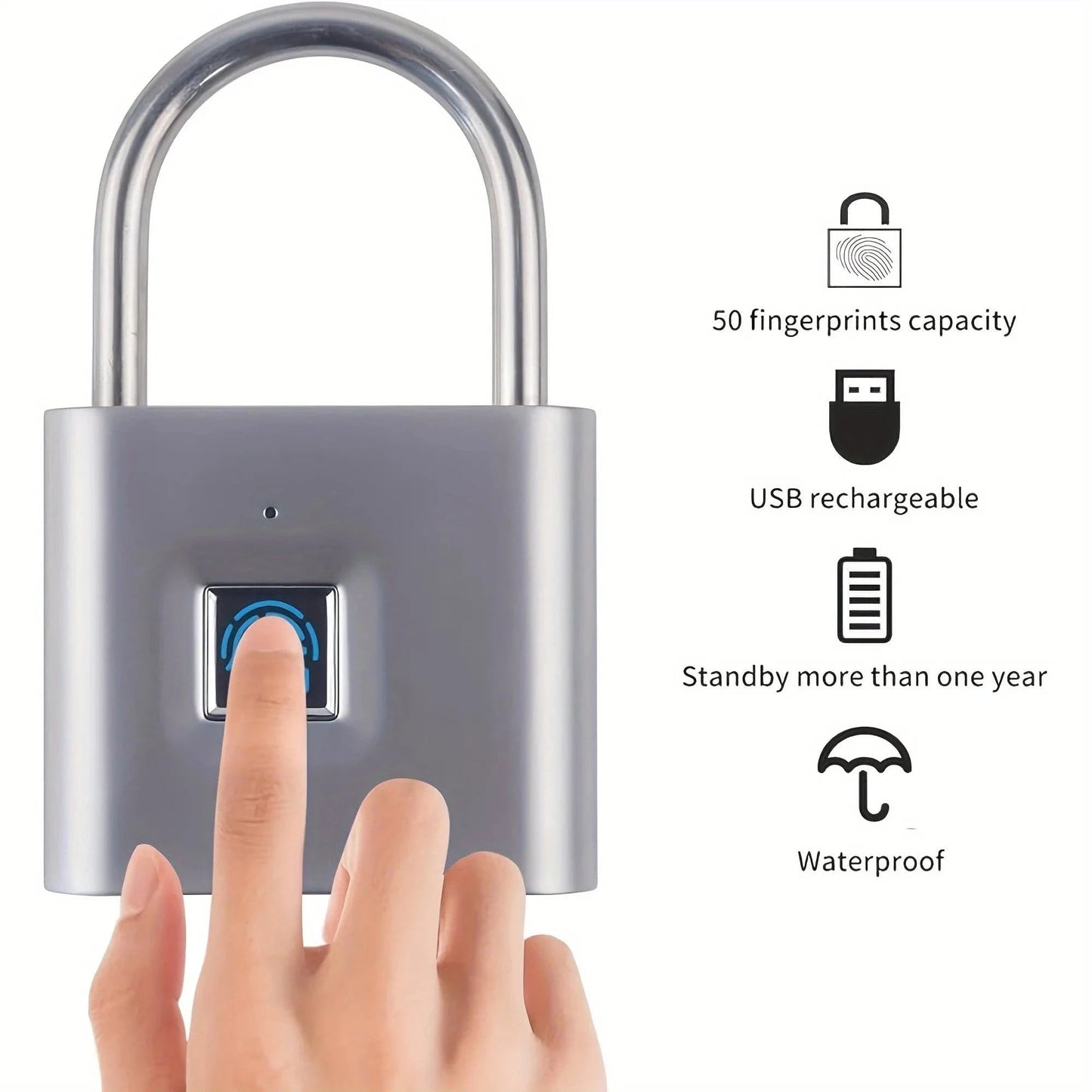 Smart Fingerprint Padlock - FastZen
