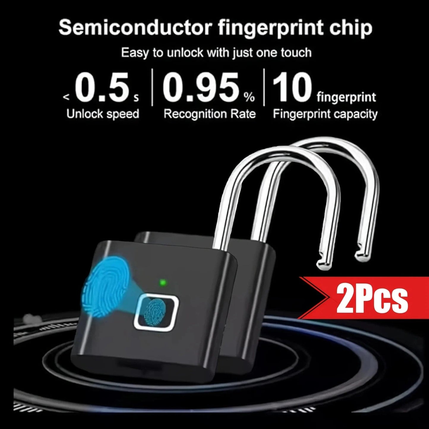 Smart Fingerprint Padlock - FastZen