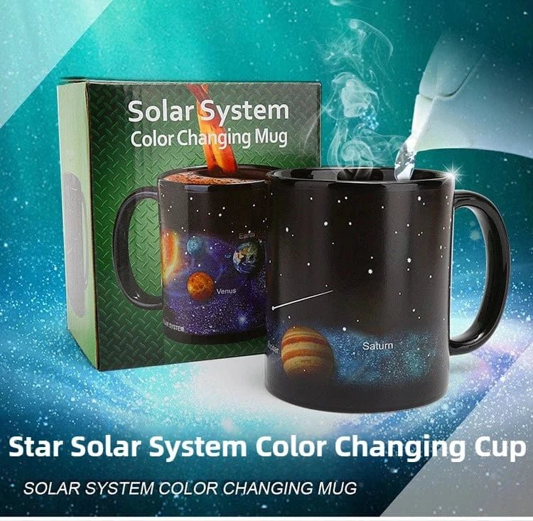 Starry Sky Solar System Color - Changing Ceramic Mug – Temperature Sensitive Coffee Cup - FastZen