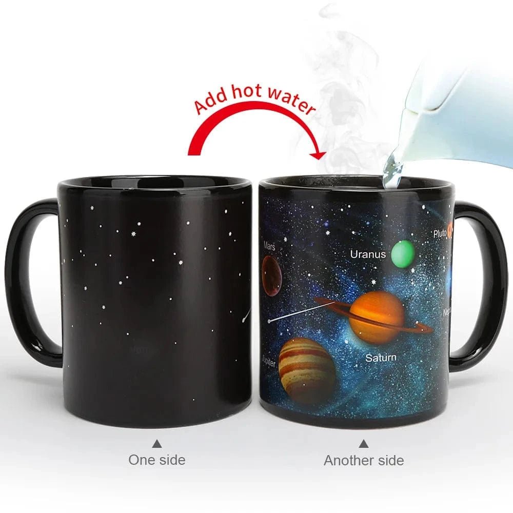 Starry Sky Solar System Color - Changing Ceramic Mug – Temperature Sensitive Coffee Cup - FastZen