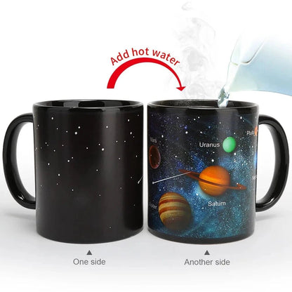 Starry Sky Solar System Color - Changing Ceramic Mug – Temperature Sensitive Coffee Cup - FastZen