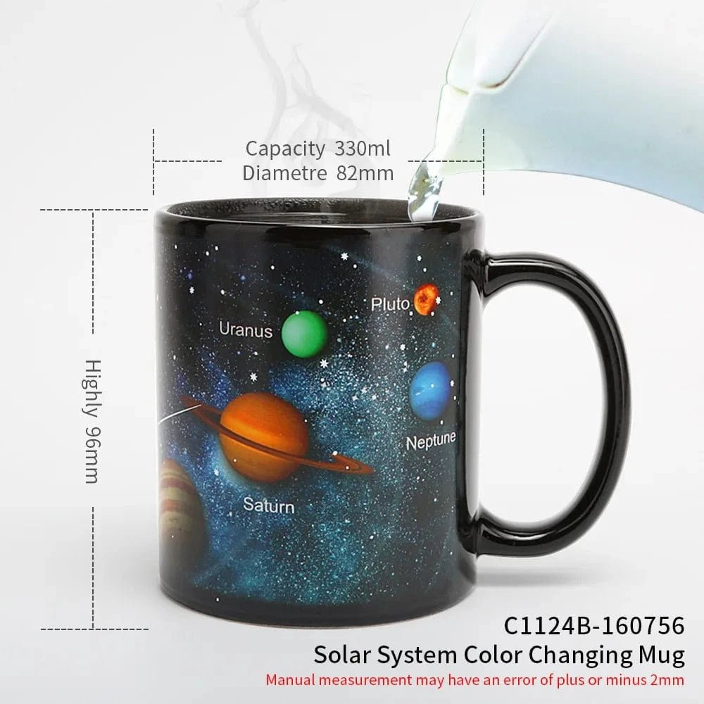 Starry Sky Solar System Color - Changing Ceramic Mug – Temperature Sensitive Coffee Cup - FastZen