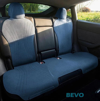 Suede Leather Seat Cover for Tesla 2025 Model Y Juniper & Model 3 Highland – All - Weather Protection Cushion Pad - FastZen