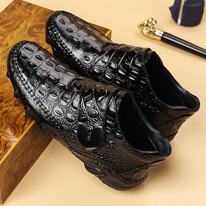 Top - Grain Leather Men's Ankle Boots – 2025 Autumn Collection, Genuine Leather Upper, Casual & Business Style - FastZen