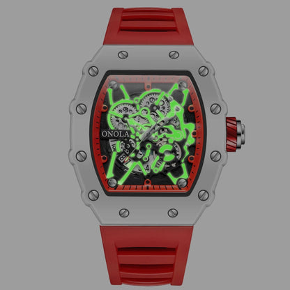 TOP Hot Selling Men Watch Fashion Brand ONOLA Quartz Silicone Tape Watches men Clock - FastZen