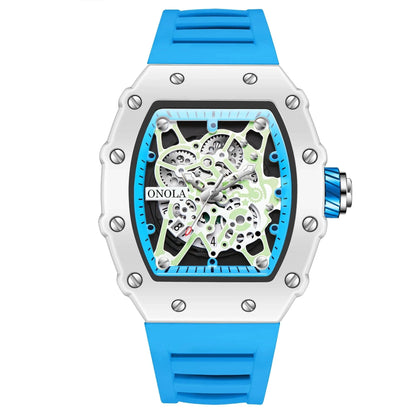 TOP Hot Selling Men Watch Fashion Brand ONOLA Quartz Silicone Tape Watches men Clock - FastZen