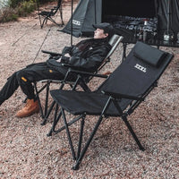 Tryhomy Outdoor Folding Recliner Chair with Pillow – Ultralight Portable Camping Chair, Adjustable Backrest, Perfect for Fishing - FastZen