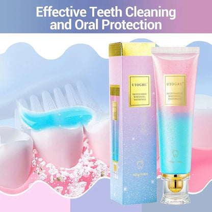 Whitening Toothpaste with Nicotinamide – Plaque & Stain Remover, Fresh Breath - FastZen